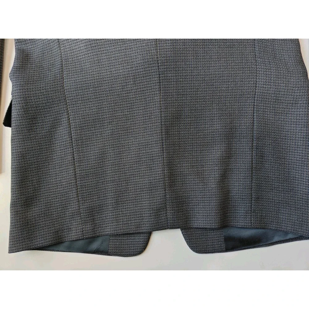Yves St Germain Mens Wool Sports Coat 42L Blue Brown 3 Button Blazer France